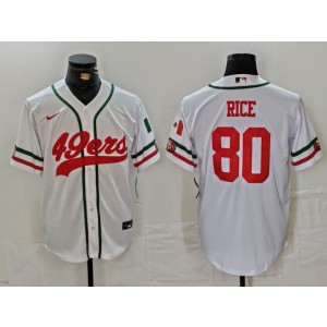 Nike 49ers 80 Rice White Vapor Baseball Limited Men Jersey Nike 49ers 80 Rice White Vapor Baseball Limited Men Jersey