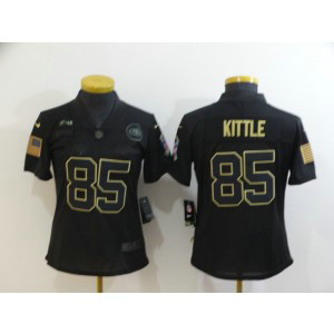 Nike 49ers 85 George Kittle 2020 Black Camo Salute To Service Limited Women Jersey Nike 49ers 85 George Kittle 2020 Black Camo Salute To Service Limited Women Jersey