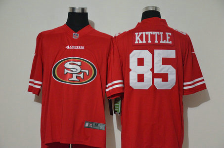 Nike 49ers 85 George Kittle Red Team Big Logo Vapor Untouchable Limited Jersey Nike 49ers 85 George Kittle Red Team Big Logo Vapor Untouchable Limited Jersey