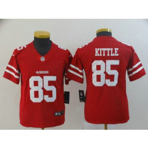 Nike 49ers 85 George Kittle Red Vapor Untouchable Limited Youth Jersey Nike 49ers 85 George Kittle Red Vapor Untouchable Limited Youth Jersey