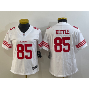 Nike 49ers 85 George Kittle White 2022 New Vapor Untouchable Limited Women Jersey Nike 49ers 85 George Kittle White 2022 New Vapor Untouchable Limited Women Jersey