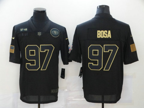 Nike 49ers 97 Nick Bosa Black 2020 Salute To Service Limited Jersey Nike 49ers 97 Nick Bosa Black 2020 Salute To Service Limited Jersey