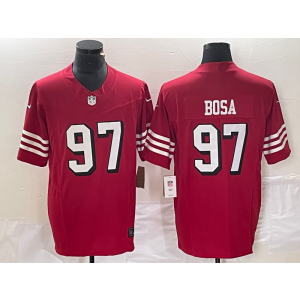 Nike 49ers 97 Nick Bosa Red 2023 F.U.S.E Vapor Limited Men Jersey Nike 49ers 97 Nick Bosa Red 2023 F.U.S.E Vapor Limited Men Jersey