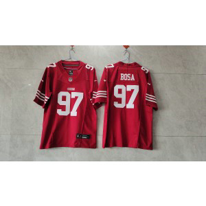 Nike 49ers 97 Nick Bosa Red 2023 F.U.S.E Vapor Limited Men Jersey Nike 49ers 97 Nick Bosa Red 2023 F.U.S.E Vapor Limited Men Jersey