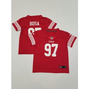 Nike 49ers 97 Nick Bosa Red Toddler jersey Nike 49ers 97 Nick Bosa Red Toddler jersey