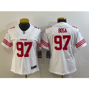 Nike 49ers 97 Nick Bosa White 2022 New Vapor Untouchable Limited Women Jersey Nike 49ers 97 Nick Bosa White 2022 New Vapor Untouchable Limited Women Jersey