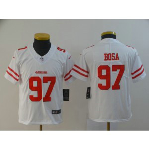 Nike 49ers 97 Nick Bosa White Vapor Untouchable Limited Youth Jersey Nike 49ers 97 Nick Bosa White Vapor Untouchable Limited Youth Jersey