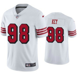 Nike 49ers 98 Arden Key White Color Rush Limited Men Jersey Nike 49ers 98 Arden Key White Color Rush Limited Men Jersey