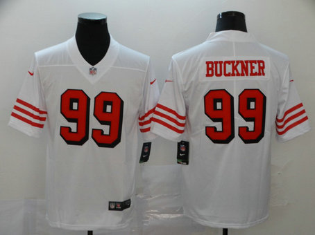 Nike 49ers 99 DeForest Buckner White Color Rush Vapor Untouchable Limited Jersey Nike 49ers 99 DeForest Buckner White Color Rush Vapor Untouchable Limited Jersey