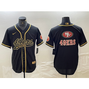 Nike 49ers Blank Black Gold Vapor Baseball Limited Men Jersey Nike 49ers Blank Black Gold Vapor Baseball Limited Men Jersey