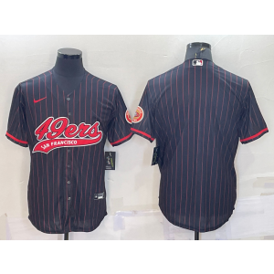 Nike 49ers Blank Black Red Vapor Baseball Limited Men Jersey Nike 49ers Blank Black Red Vapor Baseball Limited Men Jersey