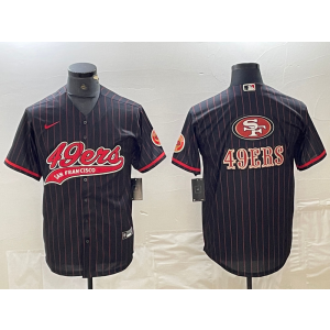 Nike 49ers Blank Black Vapor Baseball Limited Men Jersey Nike 49ers Blank Black Vapor Baseball Limited Men Jersey