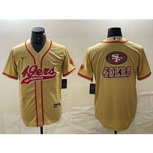 Nike 49ers Blank Gold Vapor Baseball Limited Men Jersey Nike 49ers Blank Gold Vapor Baseball Limited Men Jersey