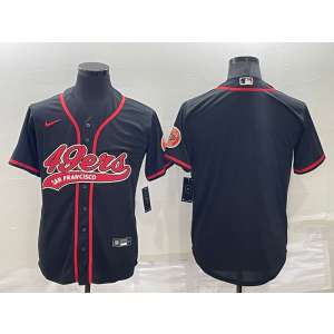 Nike 49ers Blank Navy Baseball Men Jersey Nike 49ers Blank Navy Baseball Men Jersey