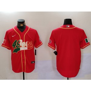Nike 49ers Blank Red Mexico Vapor Baseball Limited Men Jersey Nike 49ers Blank Red Mexico Vapor Baseball Limited Men Jersey
