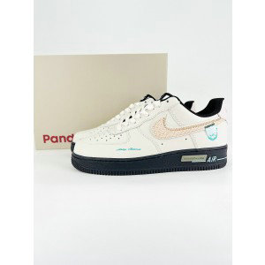 Nike Air Force White Black Shoes