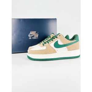Nike Air Force White Green Shoes
