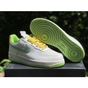 Nike Air Force White green Shoes