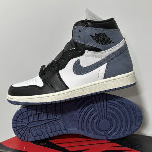 Nike Air Jordan 1 Black Navy Shoes