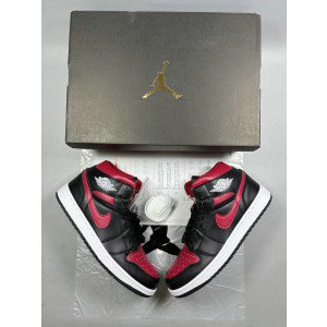 Nike Air Jordan 1 Black Red Shoes