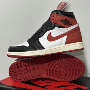 Nike Air Jordan 1 Black Red Shoes