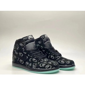 Nike Air Jordan 1 Black Shoes