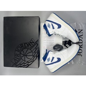 Nike Air Jordan 1 Blue White Shoes