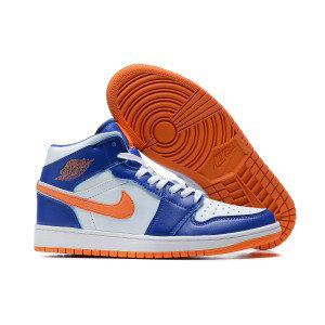 Nike Air Jordan 1 Blue White Shoes