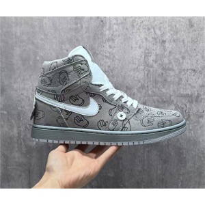 Nike Air Jordan 1 Gray Shoes 675