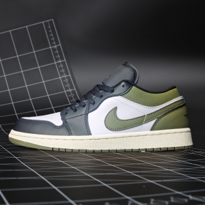 Nike Air Jordan 1 Green Black Shoes