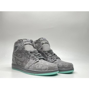 Nike Air Jordan 1 Grey Shoes