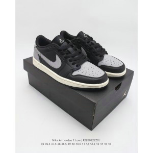 Nike Air Jordan 1 Low Black Grey Shoes