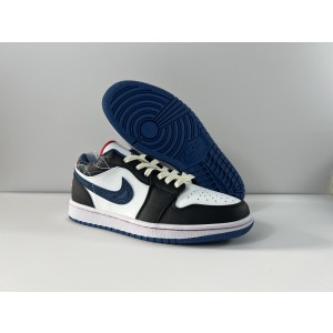 Nike Air Jordan 1 Low Black White Shoes