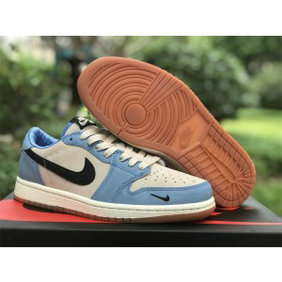 Nike Air Jordan 1 Low Blue Shoes 1
