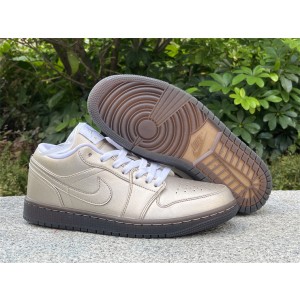 Nike Air Jordan 1 Low Gold Shoes