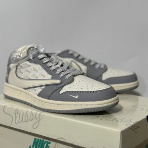 Nike Air Jordan 1 Low Grey Shoes