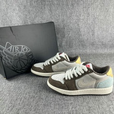 Nike Air Jordan 1 Low Grey Shoes
