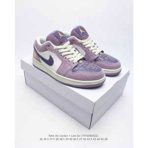 Nike Air Jordan 1 Low Purple Shoes