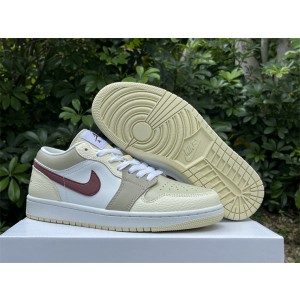 Nike Air Jordan 1 Low Team Gold Shoes