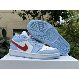 Nike Air Jordan 1 Low White Blue Shoes