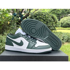 Nike Air Jordan 1 Low White Green Shoes