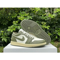 Nike Air Jordan 1 Low White Green Shoes