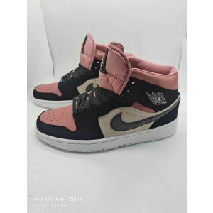 Nike Air Jordan 1 Purple Black Shoes
