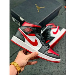 Nike Air Jordan 1 Red Black Shoes