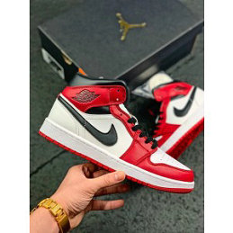 Nike Air Jordan 1 Red White Shoes