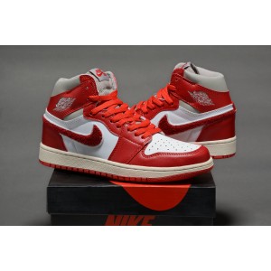 Nike Air Jordan 1 Red White Shoes