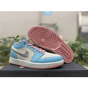 Nike Air Jordan 1 SE Cream Blue Shoes