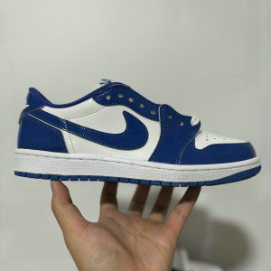 Nike Air Jordan 1 White Blue Shoes