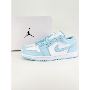 Nike Air Jordan 1 White Blue Shoes