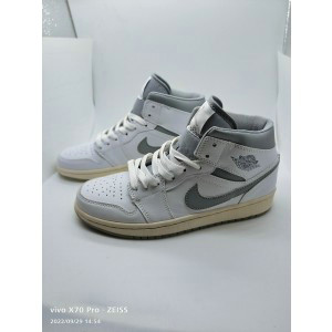 Nike Air Jordan 1 White Grey Shoes
